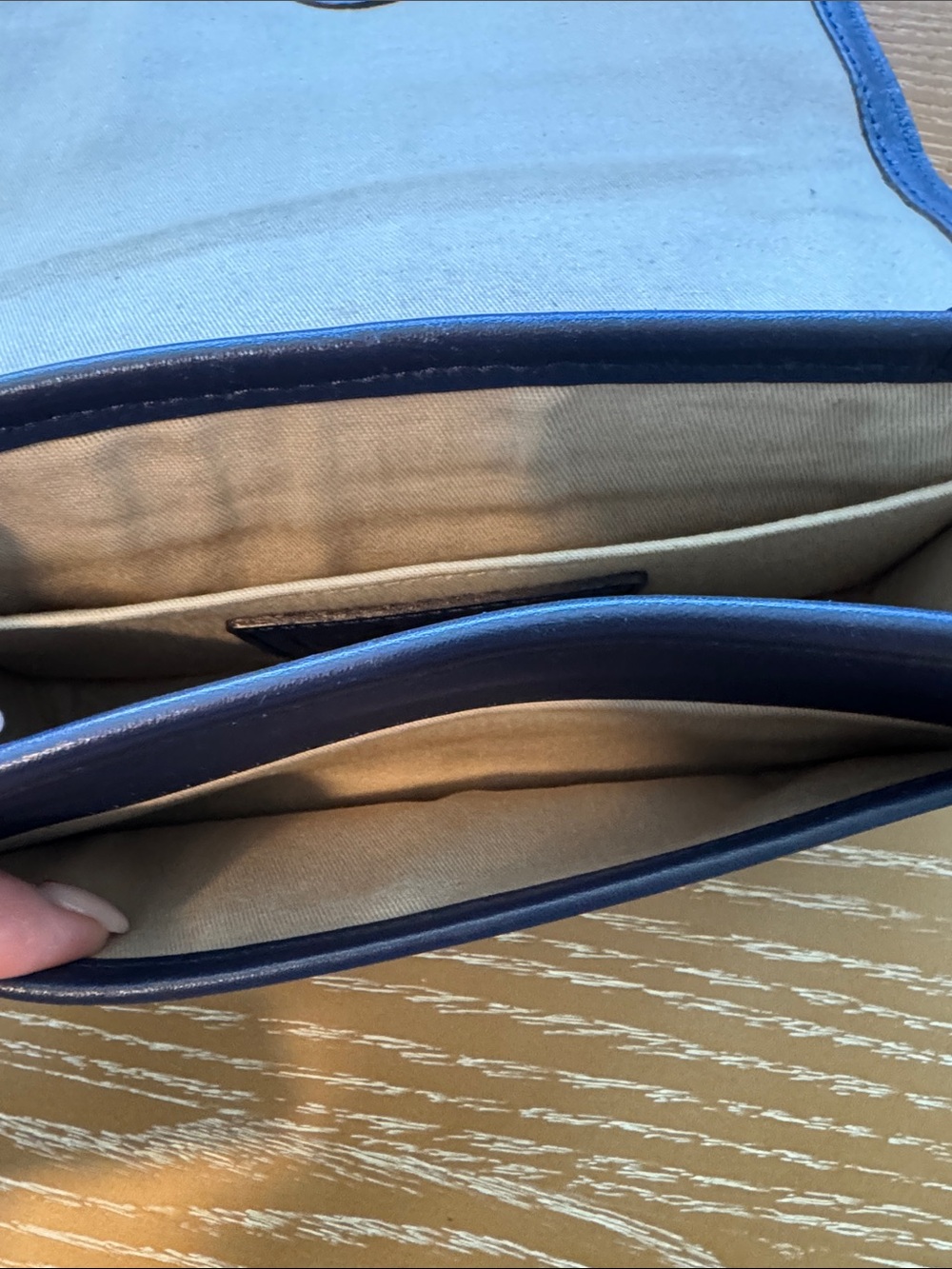 Coach- Perforated Leather Crossbody Purse - Picture 3 of 6